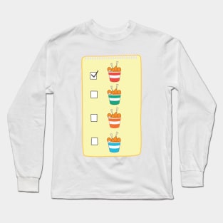 Bucket List Long Sleeve T-Shirt